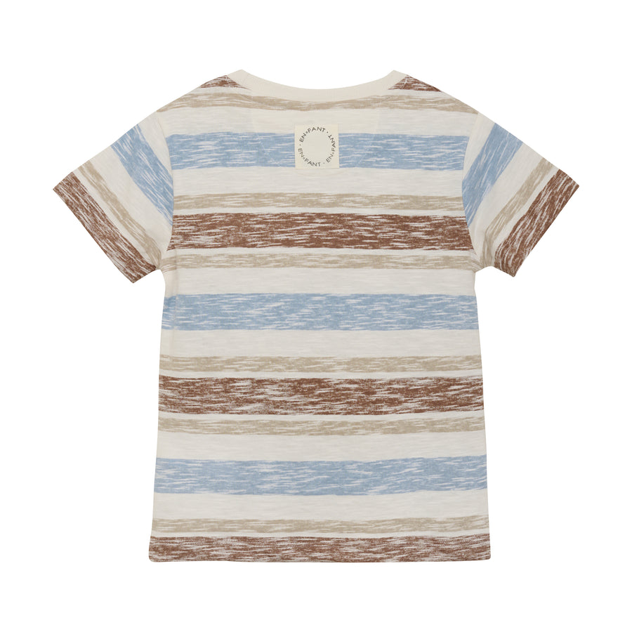 EF Eggnog Stripe Boys T-Shirt sz 4&6