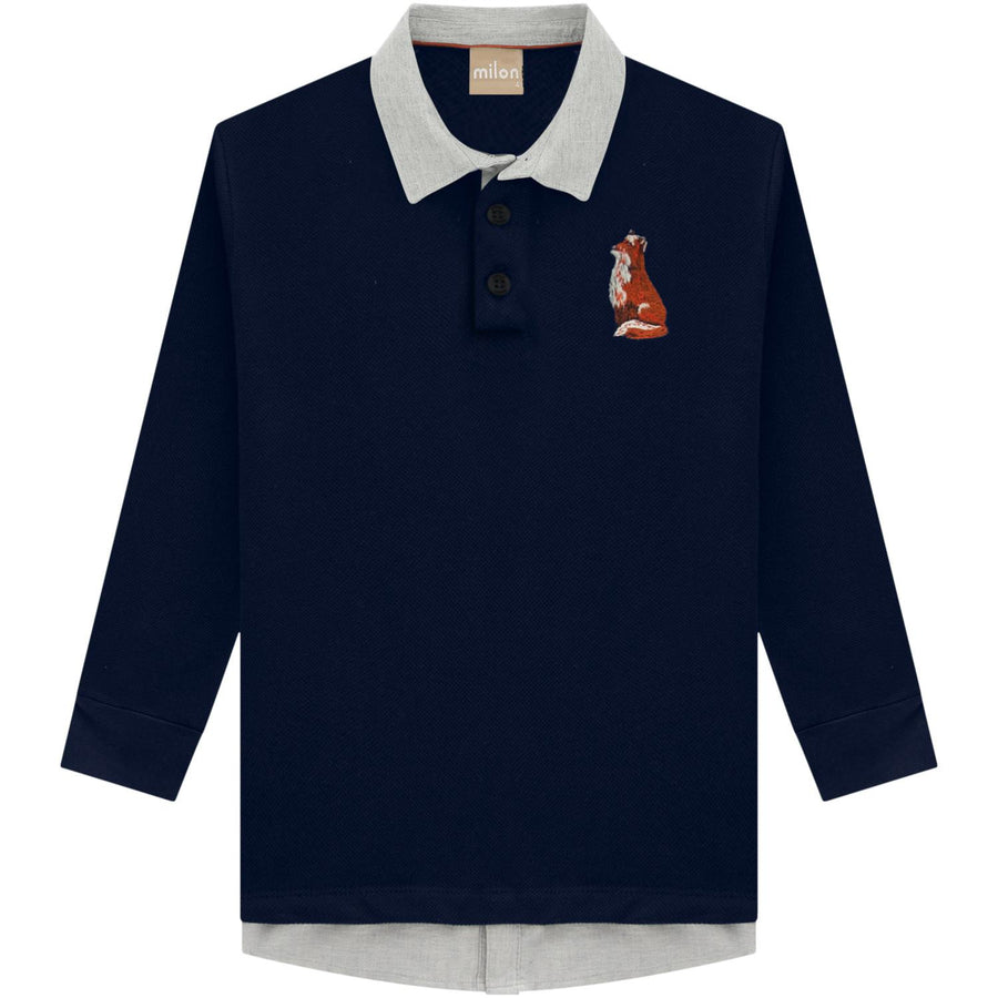 ML Navy Polo Shirt