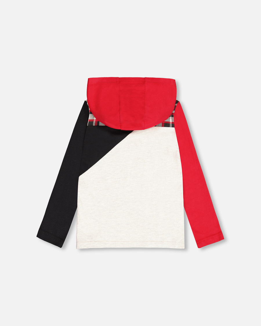 DPD Jester Red Hooded T-shirt