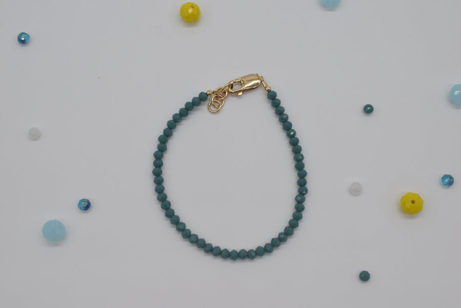 Bracelet - Teal 2 mm Adult