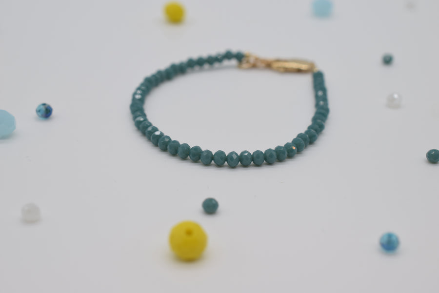 Bracelet - Teal 2 mm Adult