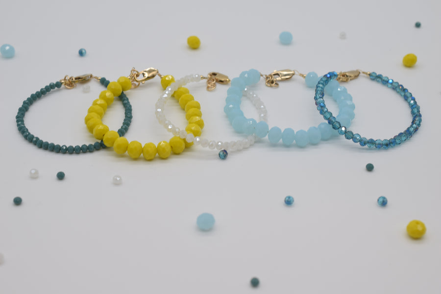 Bracelet - Opaque Yellow 6mm Adult