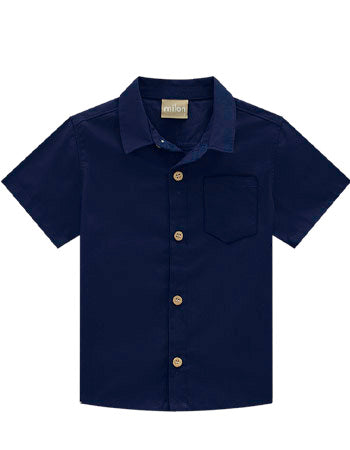 Milon - Navy Button up Shirt